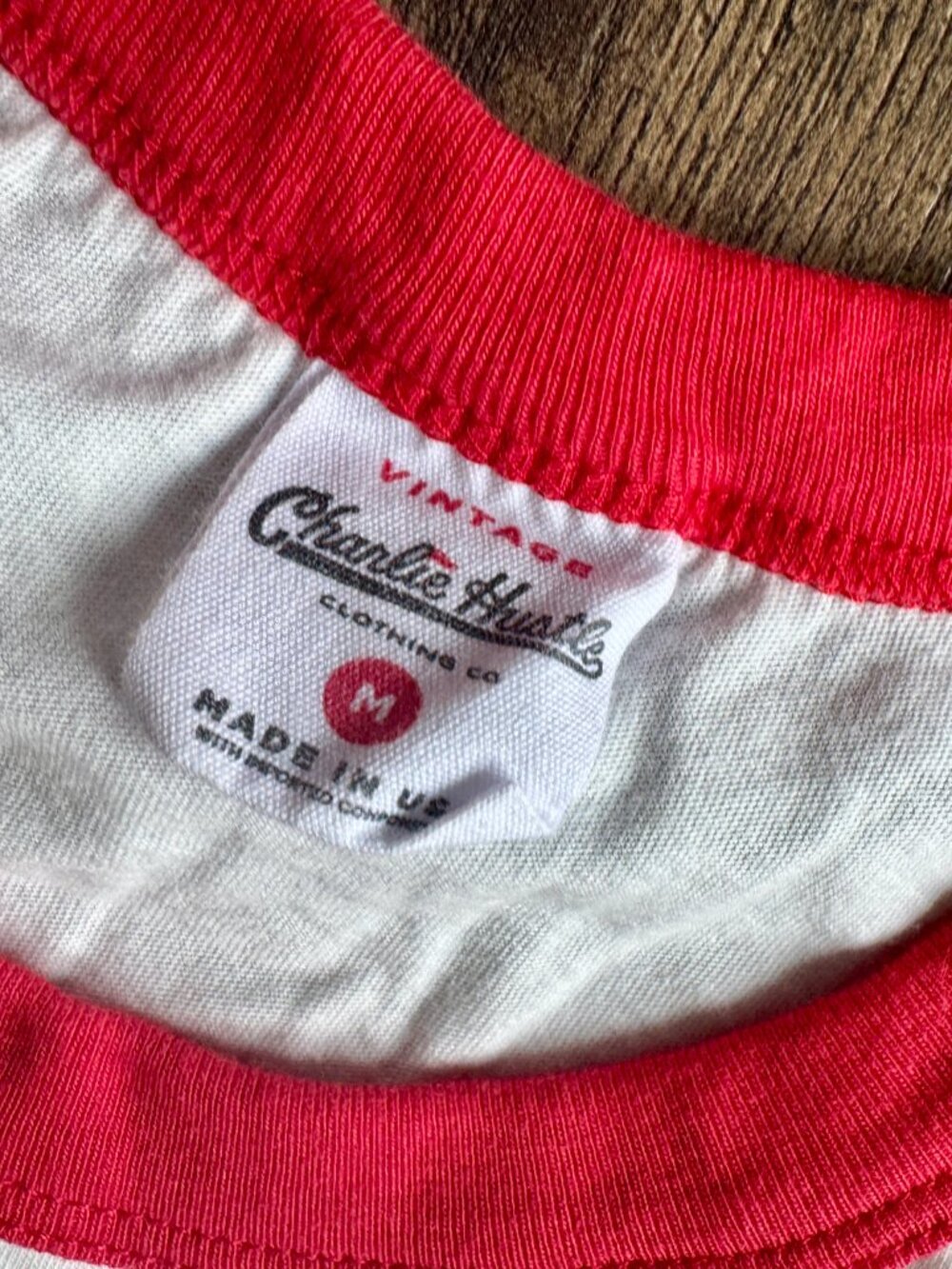 NWOT Charlie Hustle Lake of the Ozarks Ringer Tee - Picture 2 of 2